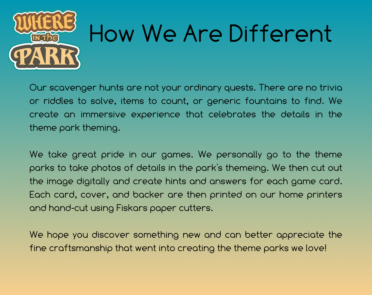 Universal Studios Florida - Where In The Park Game