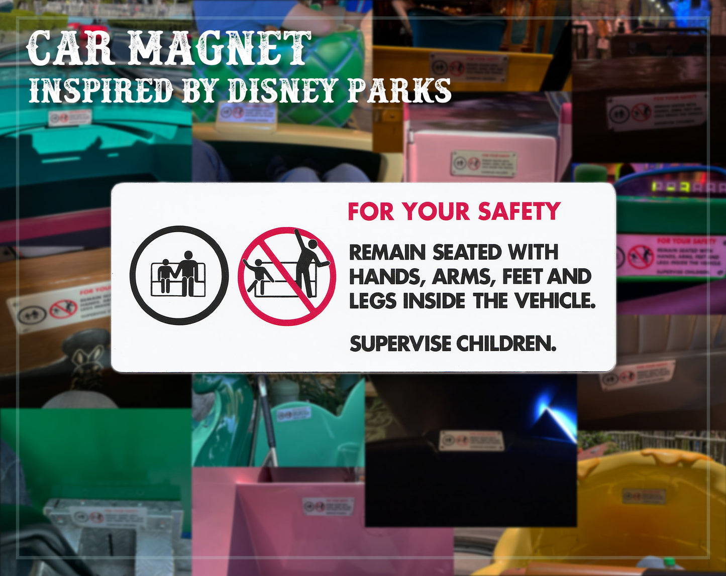 For Your Safety - Rectangle Magnet