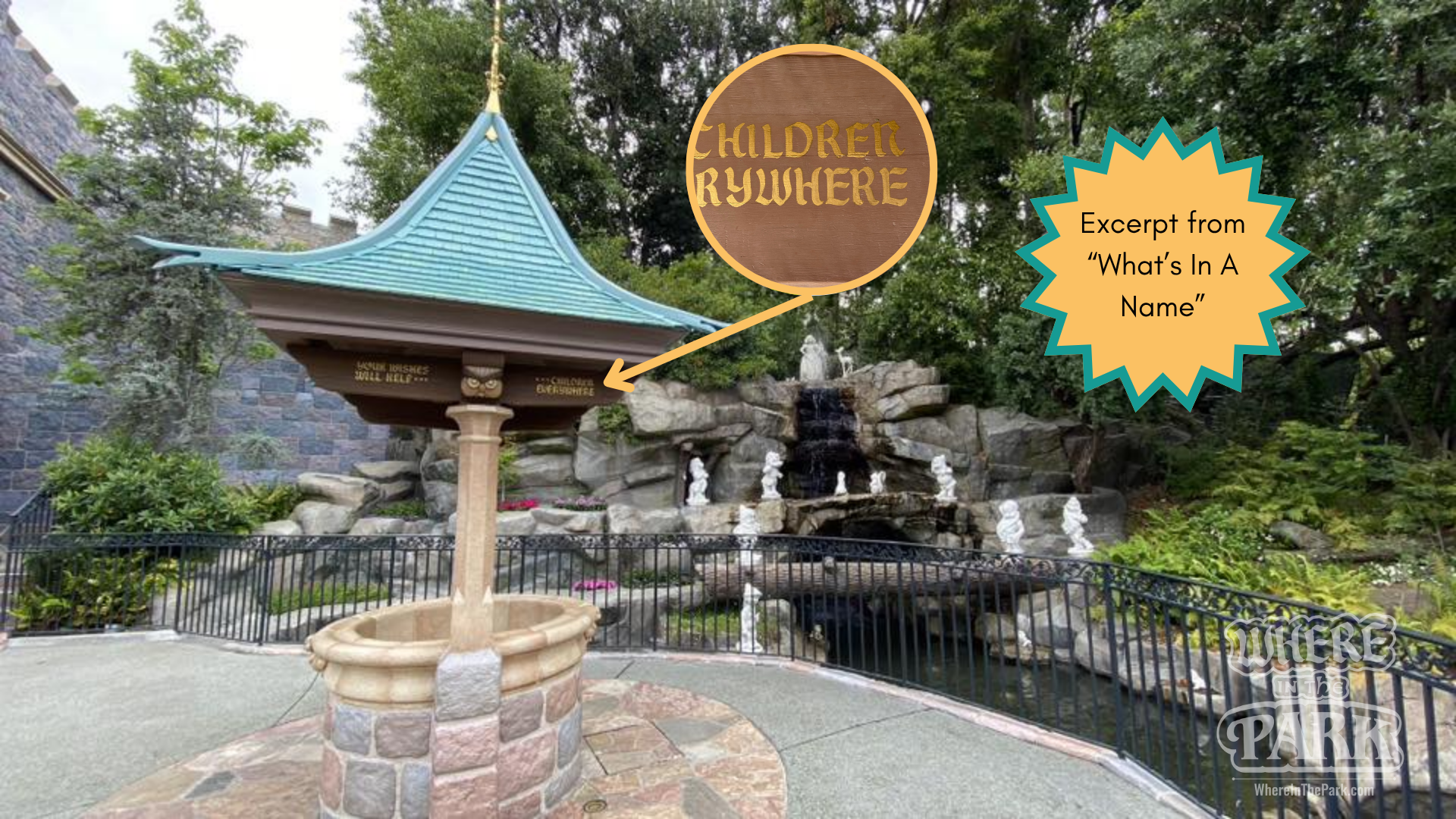 Snow White's Wishing Well & Grotto – Where In The Park