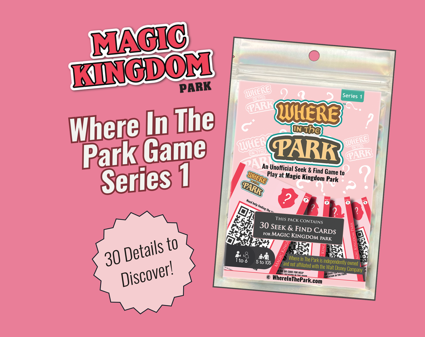 Magic Kingdom - Where in the Park Game - Series 1