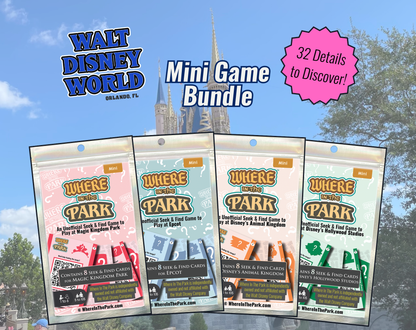 Walt Disney World 4-Pack Mini Game Bundle