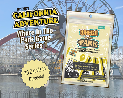 Disney California Adventure - Where in the Park Game - Series 1