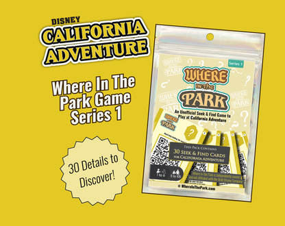Disney California Adventure - Where in the Park Game - Series 1