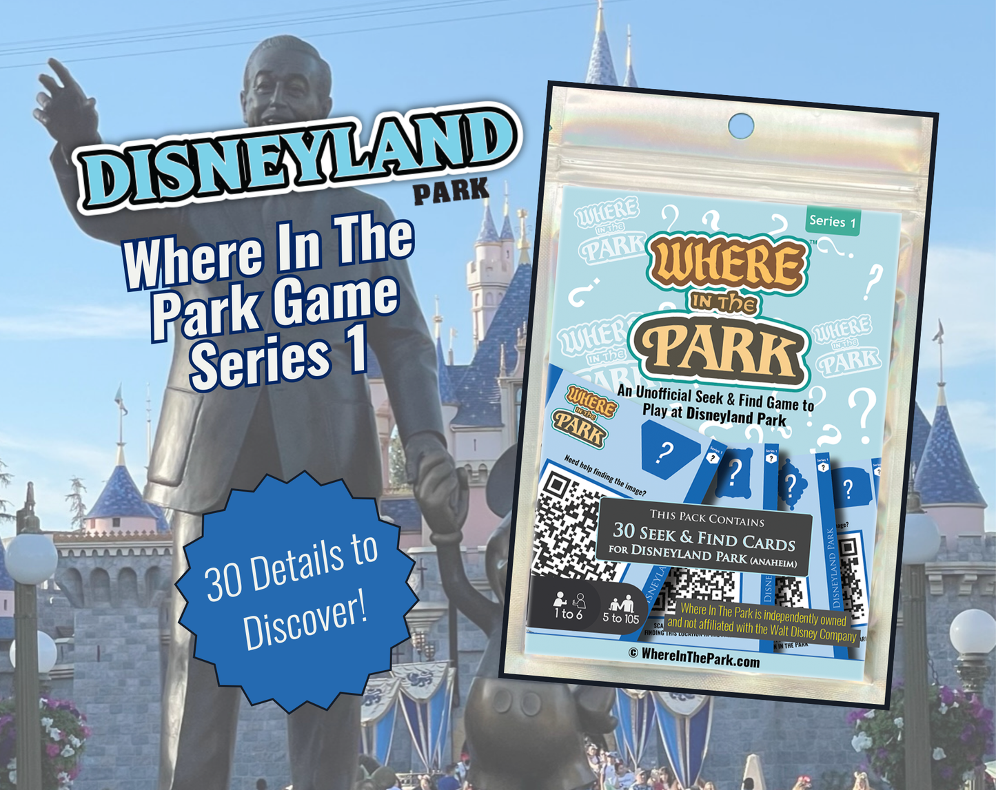 Disneyland Park - Where in the Park Game - Series 1
