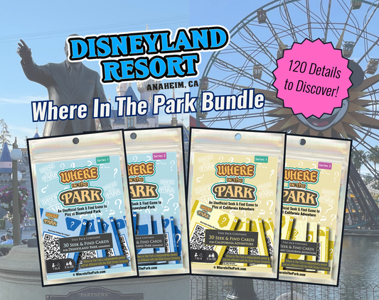 Disneyland Resort - Where In The Park Game - 4-Game Bundle