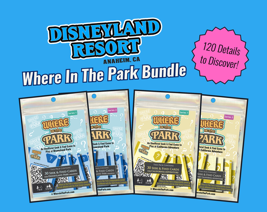 Disneyland Resort - Where In The Park Game - 4-Game Bundle