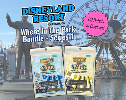 Disneyland Resort - Where In The Park Game - 2-Game Bundle - Series 1