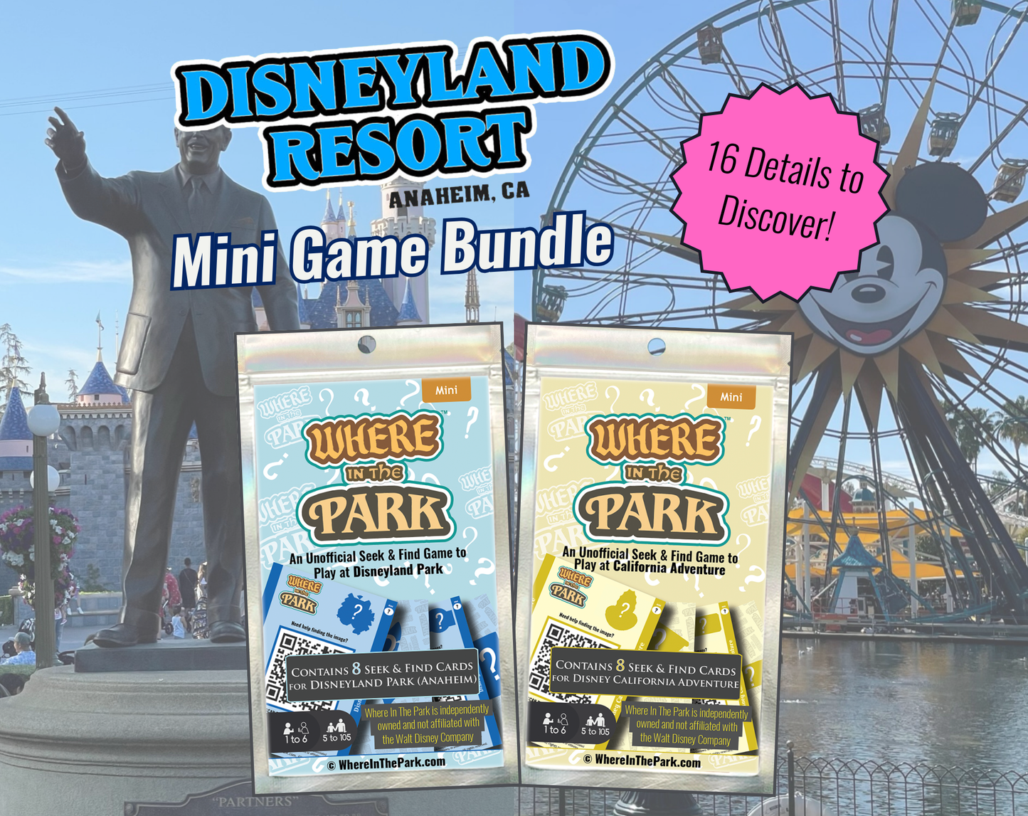 Disneyland Resort Mini Game Bundle