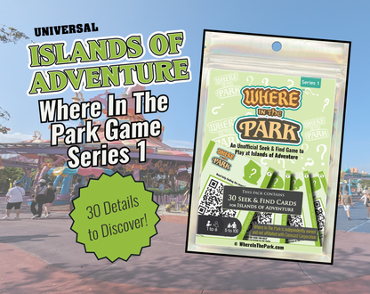 Islands of Adventure - Where In The Park Game - Series 1