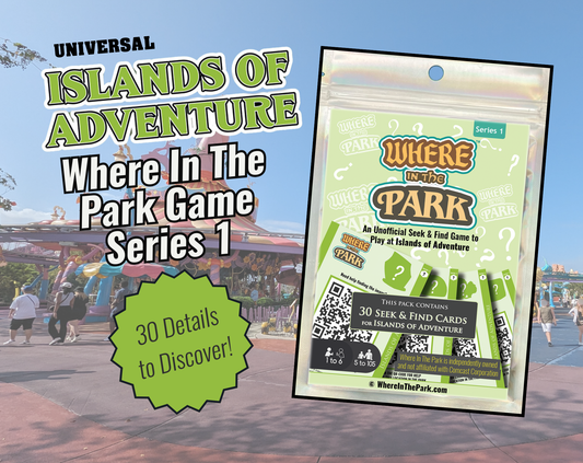 Islands of Adventure - Where In The Park Game - Series 1