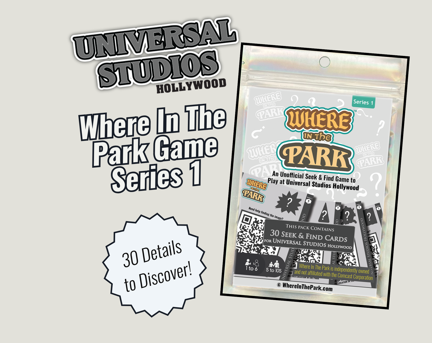 Universal Studios Hollywood - Where in the Park Game