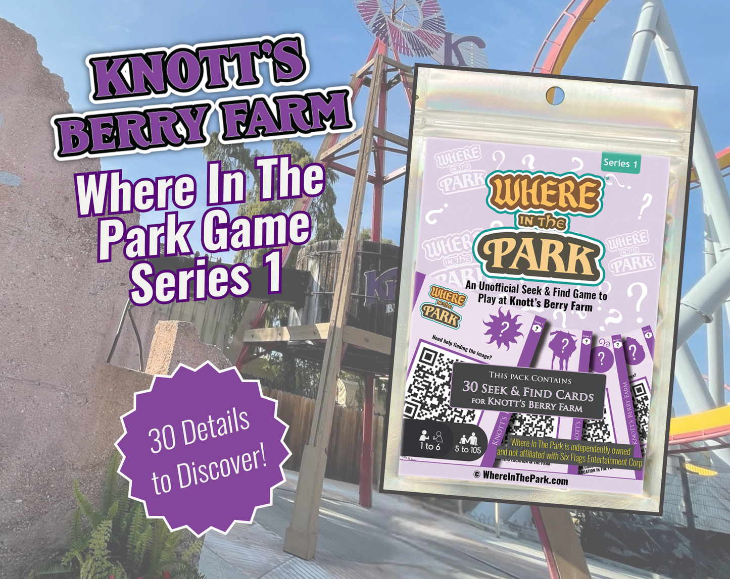 Knott's Berry Farm - Where in the Park Game