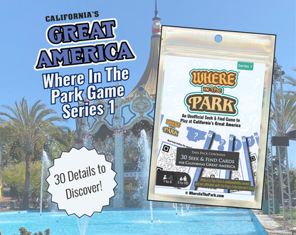 California's Great America - Where In The Park Game