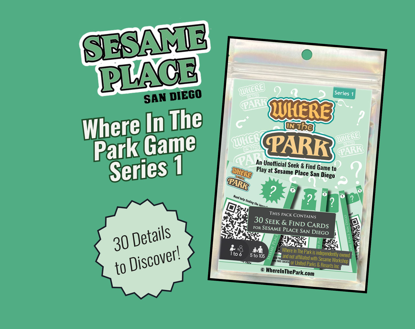 Sesame Place San Diego - Where In The Park Game