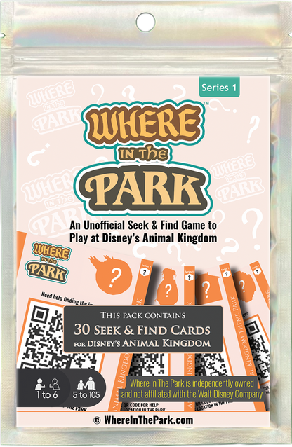 Animal Kingdom - Where in the Park Game - Series 1