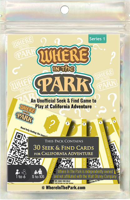 Disney California Adventure - Where in the Park Game - Series 1