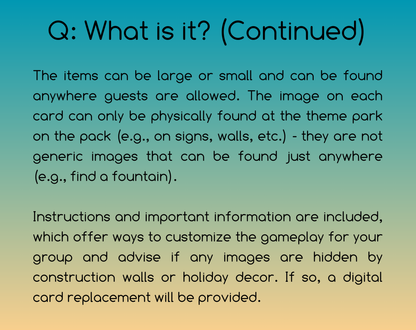 Universal Studios Florida - Where In The Park Game