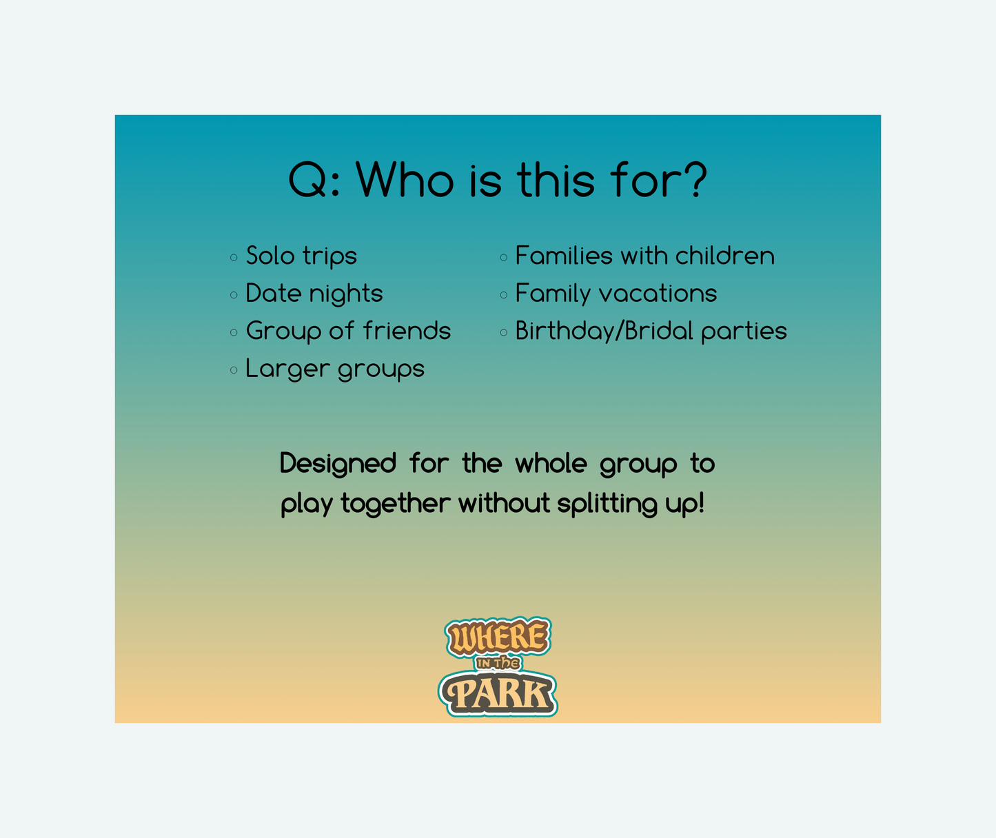 Islands of Adventure - Where In The Park Game - Series 1